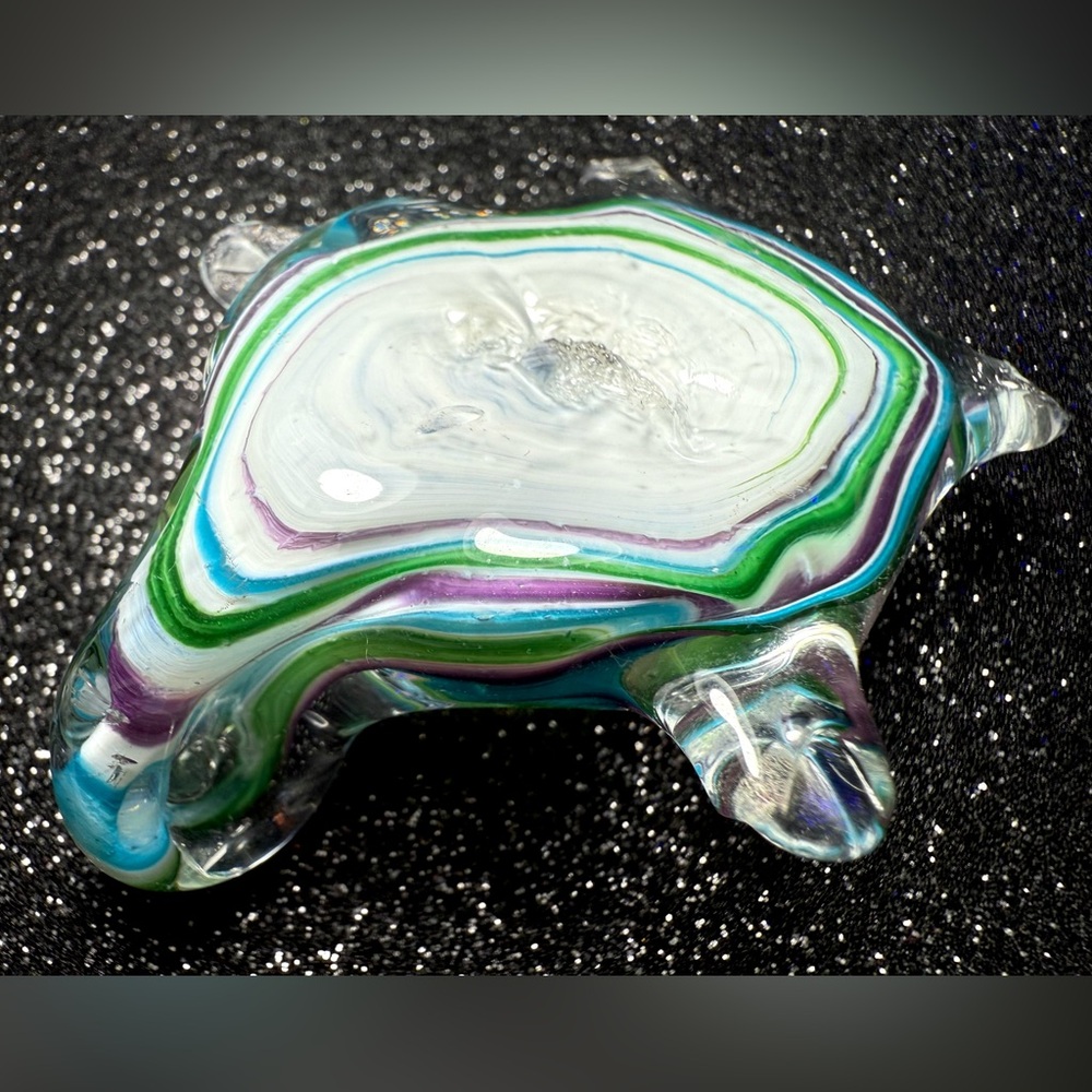 Art Glass Hand Blown Turtle Figurine - Picture 5 of 15